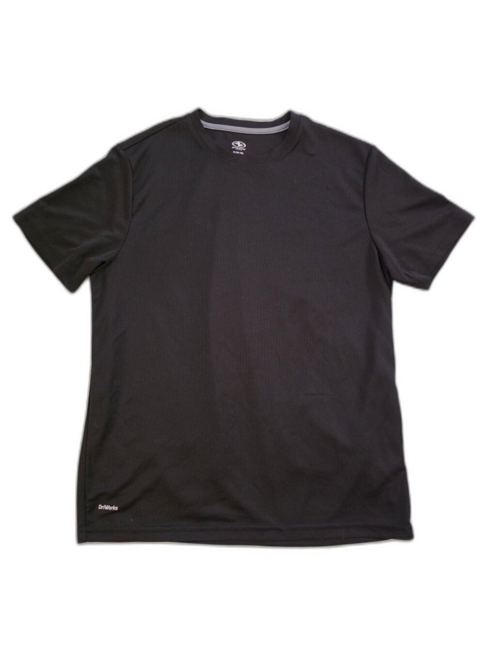 3/$20 Athletic Works Tee M Black DriWorks Athletic Mesh